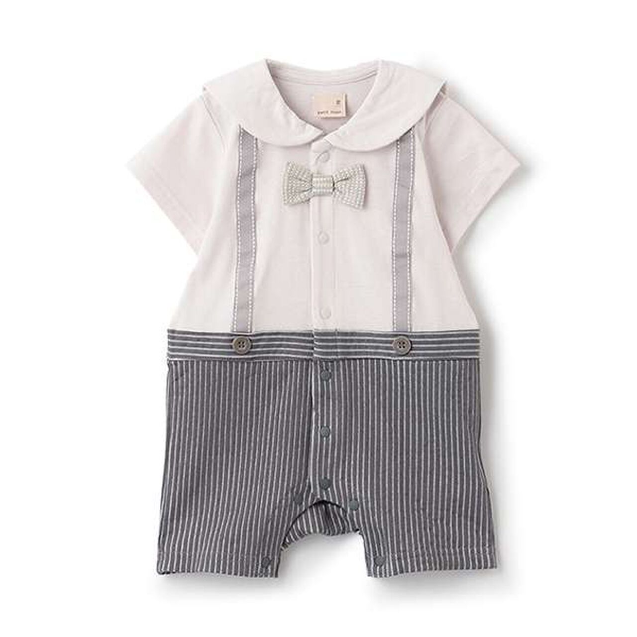 Short-Sleeve Dressy Coverall,Off white, large image number 9