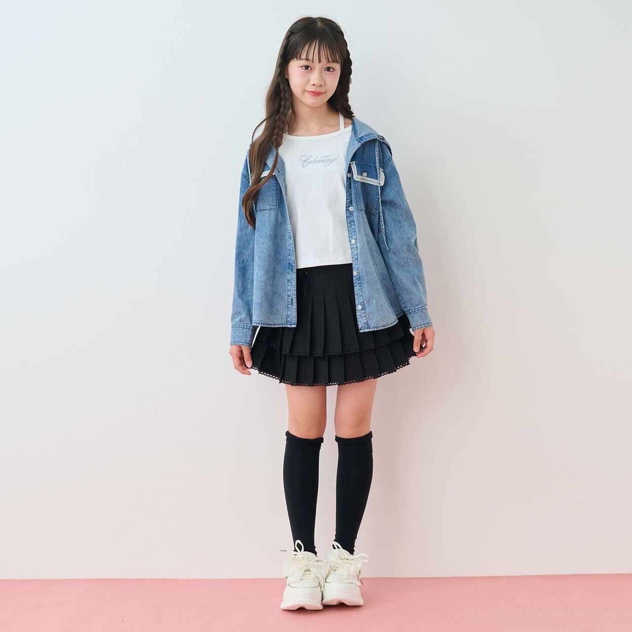 [Antibacterial Deodorizing] Logo Embroidered Knee-High Socks,Gray, large image number 8