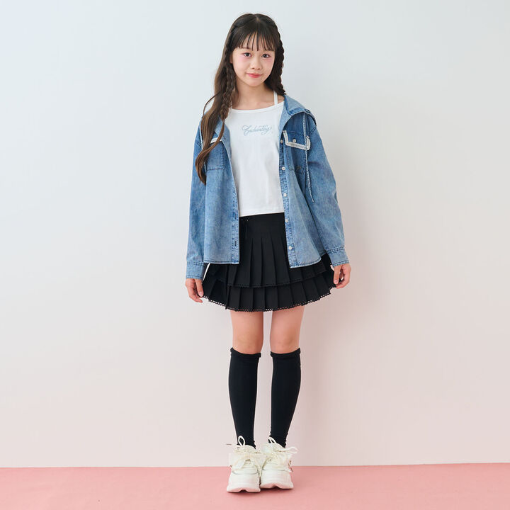 [Antibacterial Deodorizing] Logo Embroidered Knee-High Socks,Gray, medium image number 8