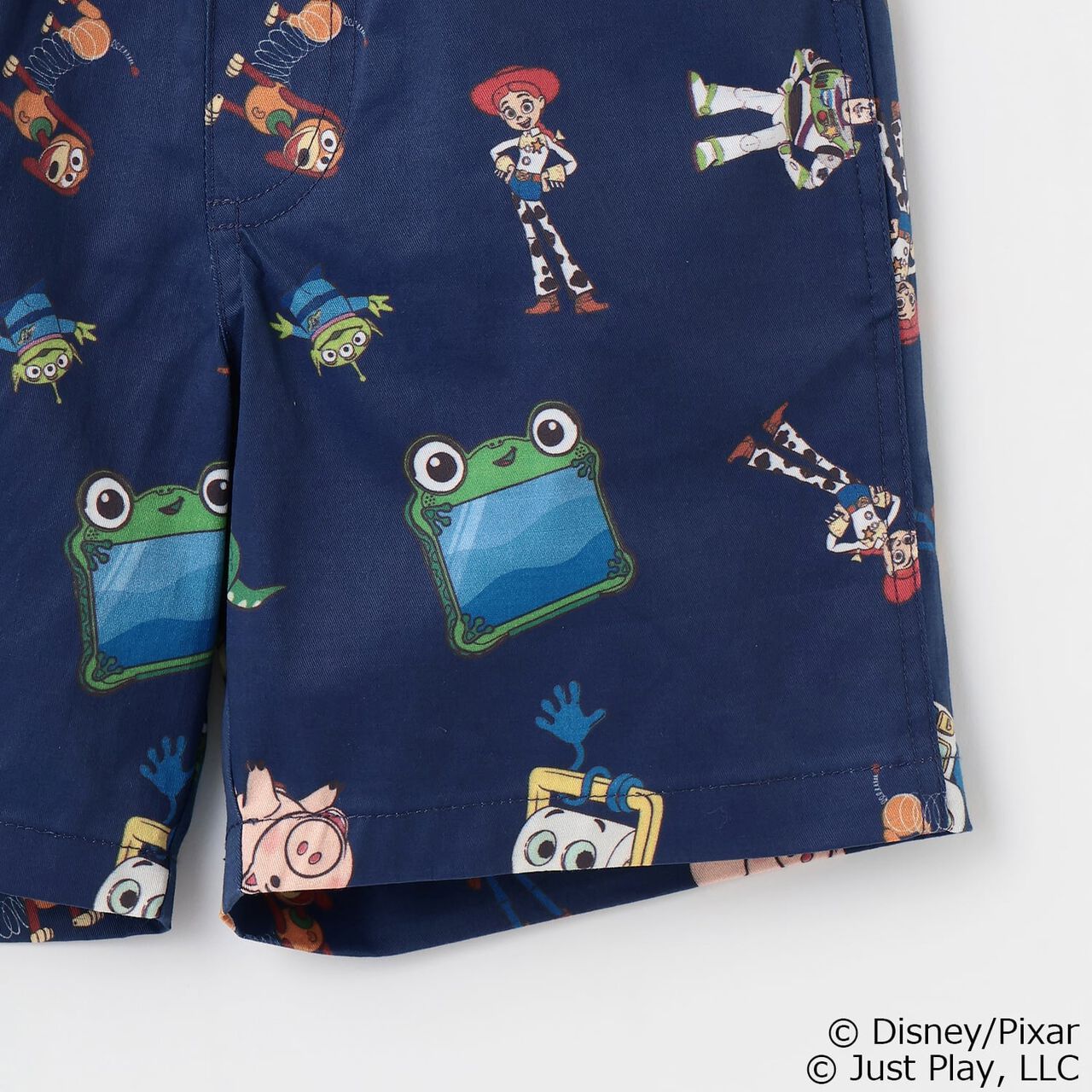 [Disney & Pixar] TOY STORY 5 All-Over Pattern 5-Minute Length Pants,Navy, large image number 5
