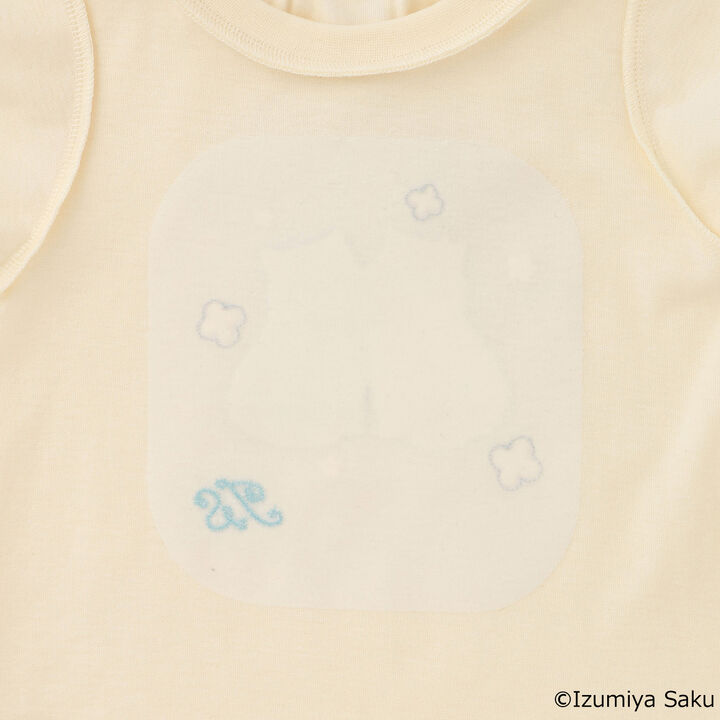 [Izumiya Saku] Animal Print T-Shirt,Pearl white, medium image number 13