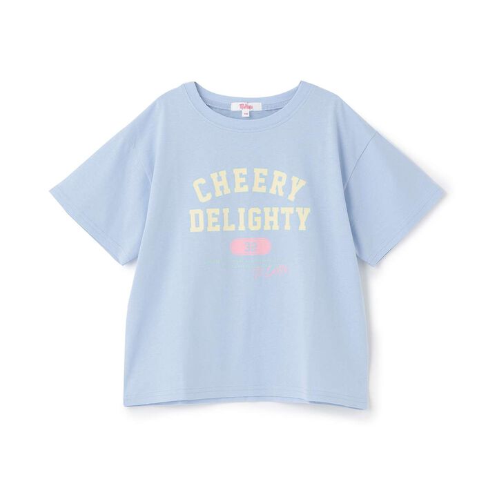 [Daily Price] 100% Cotton College Print Short Sleeve T-Shirt,Off white, medium image number 23