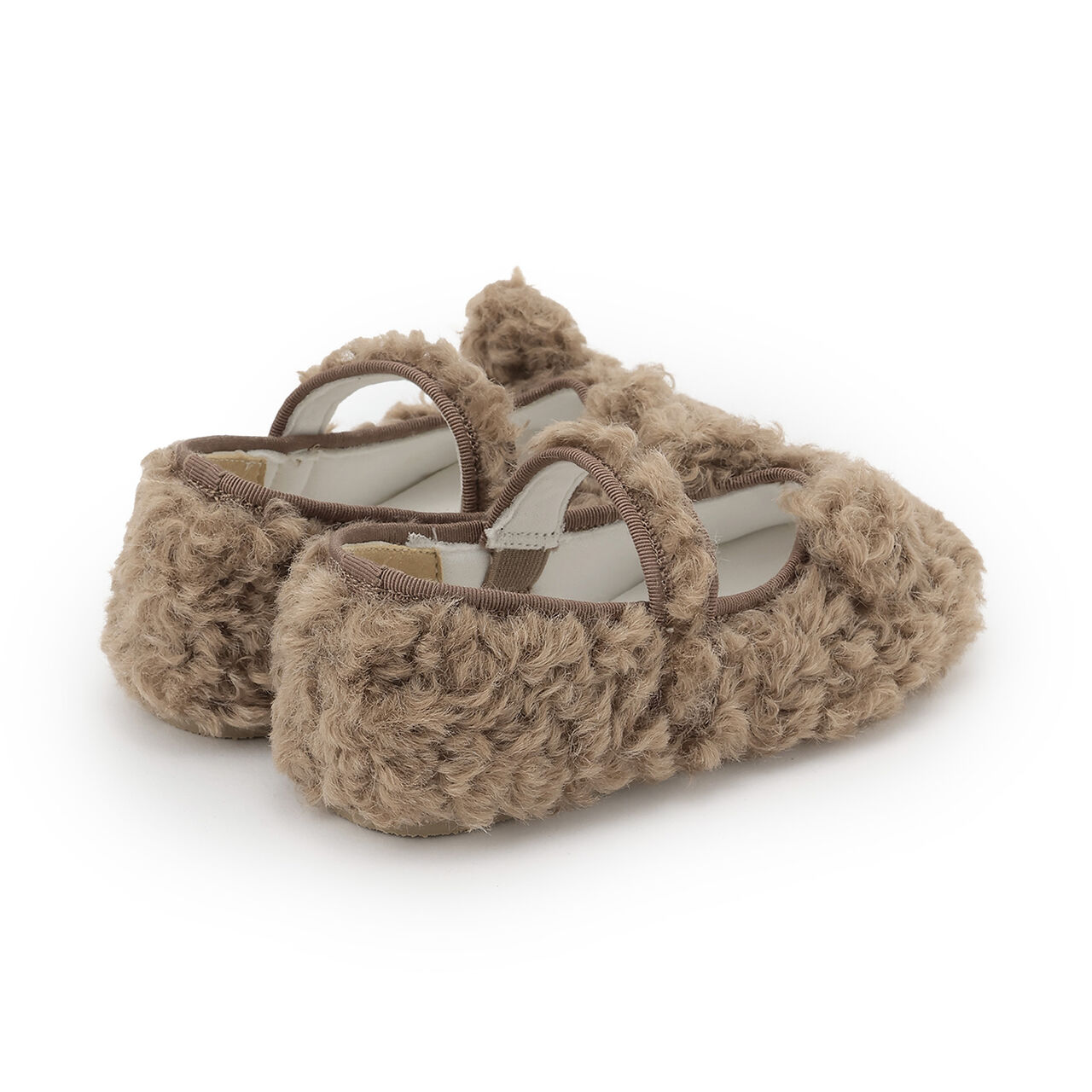 Animal Boa Slip-On Shoes,Ivory, large image number 1