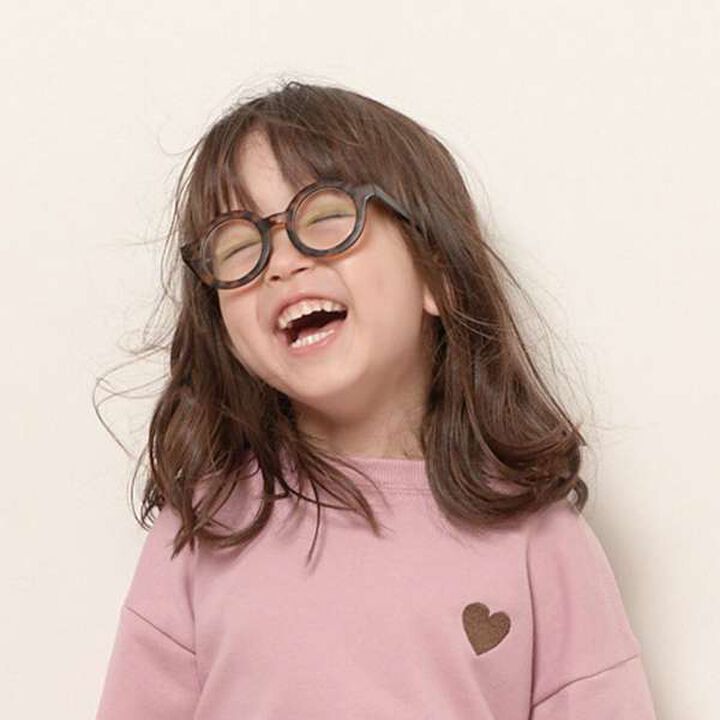 Clear Lens Round Glasses,Brown, medium image number 5