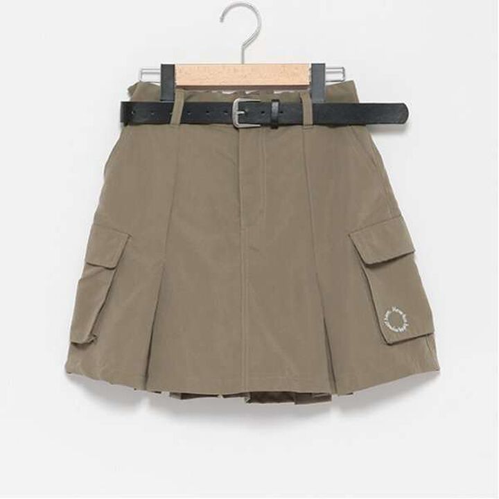 LTXC - Belted Cargo Box Skirt Shorts,Black, medium image number 5