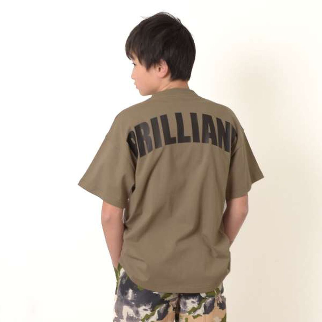 Affordable Logo T-Shirt,Beige, large image number 0