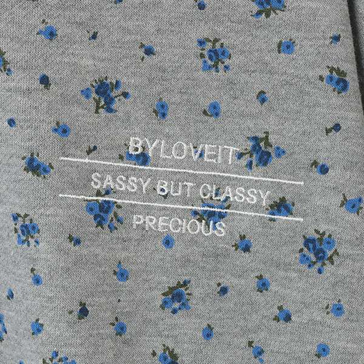 Half Zip Parka,Blue gray, large image number 6