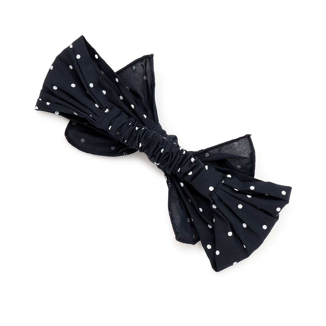 Polka Dot Headband,Navy, large image number 3