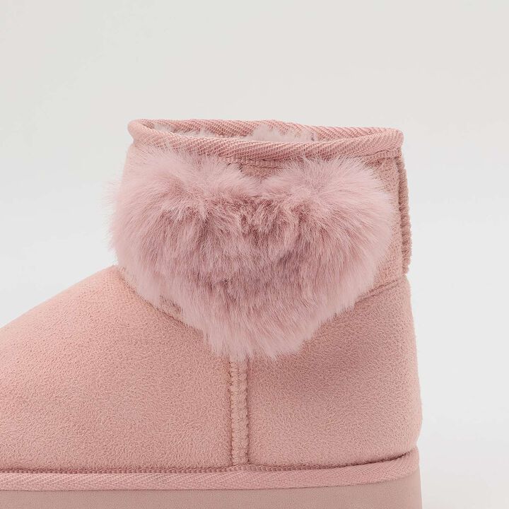 Sheepskin Boots with Heart Detail,Camel, medium image number 16