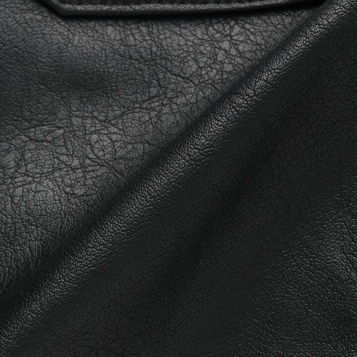 [LTXC] Faux Leather Cargo Mini Skirt,Black, medium image number 14