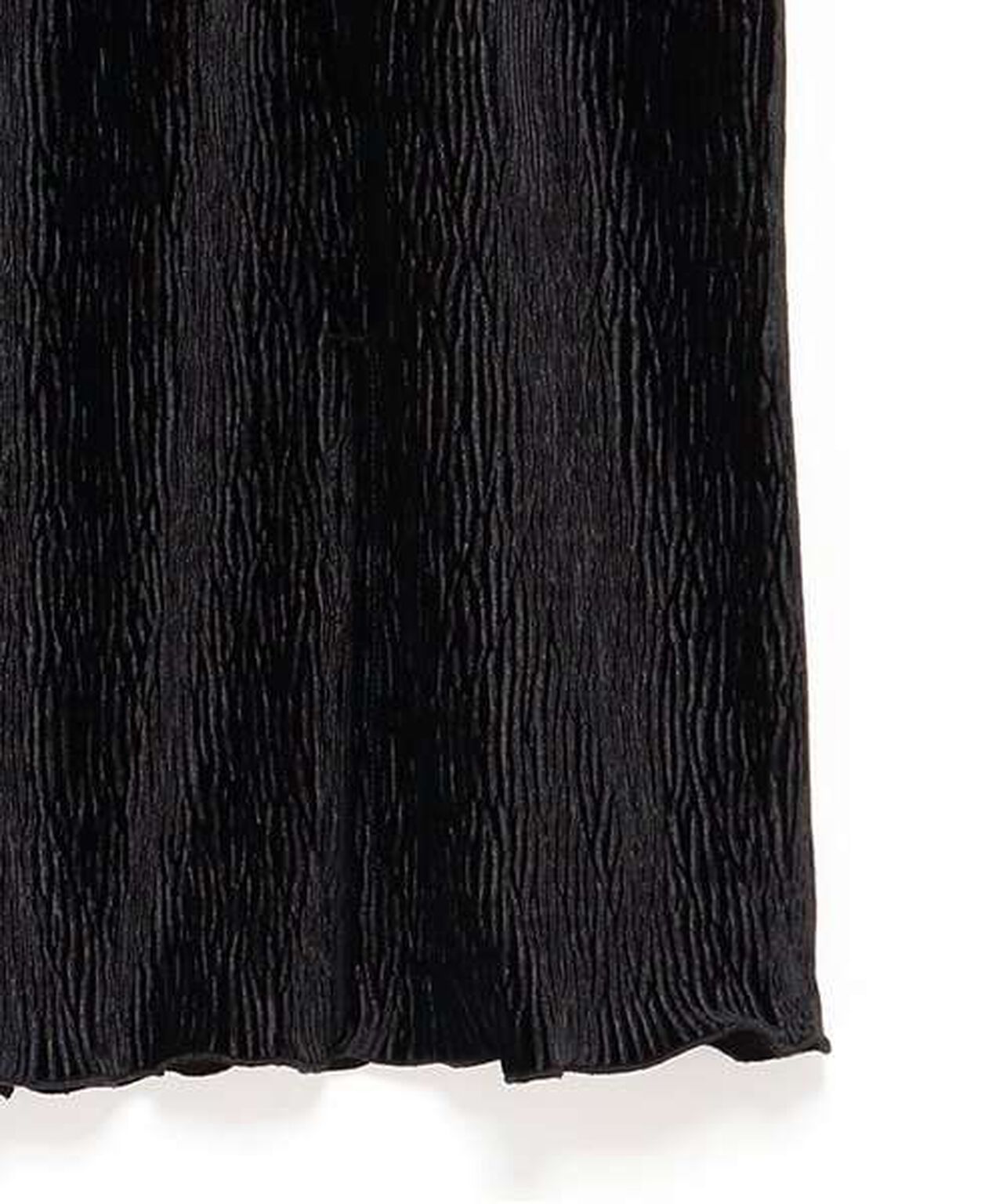 Velour Pleated Skirt,Blue gray, large image number 7