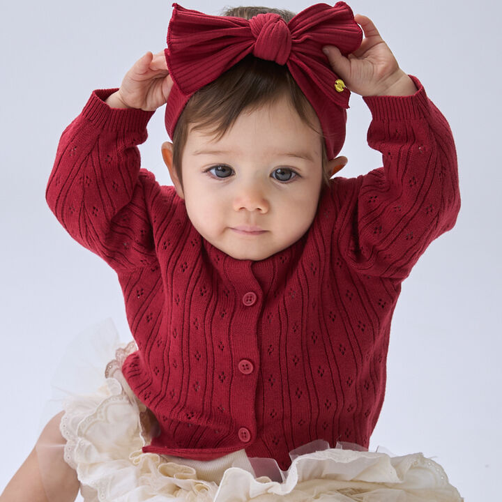 Needle-Punch Cardigan,, medium