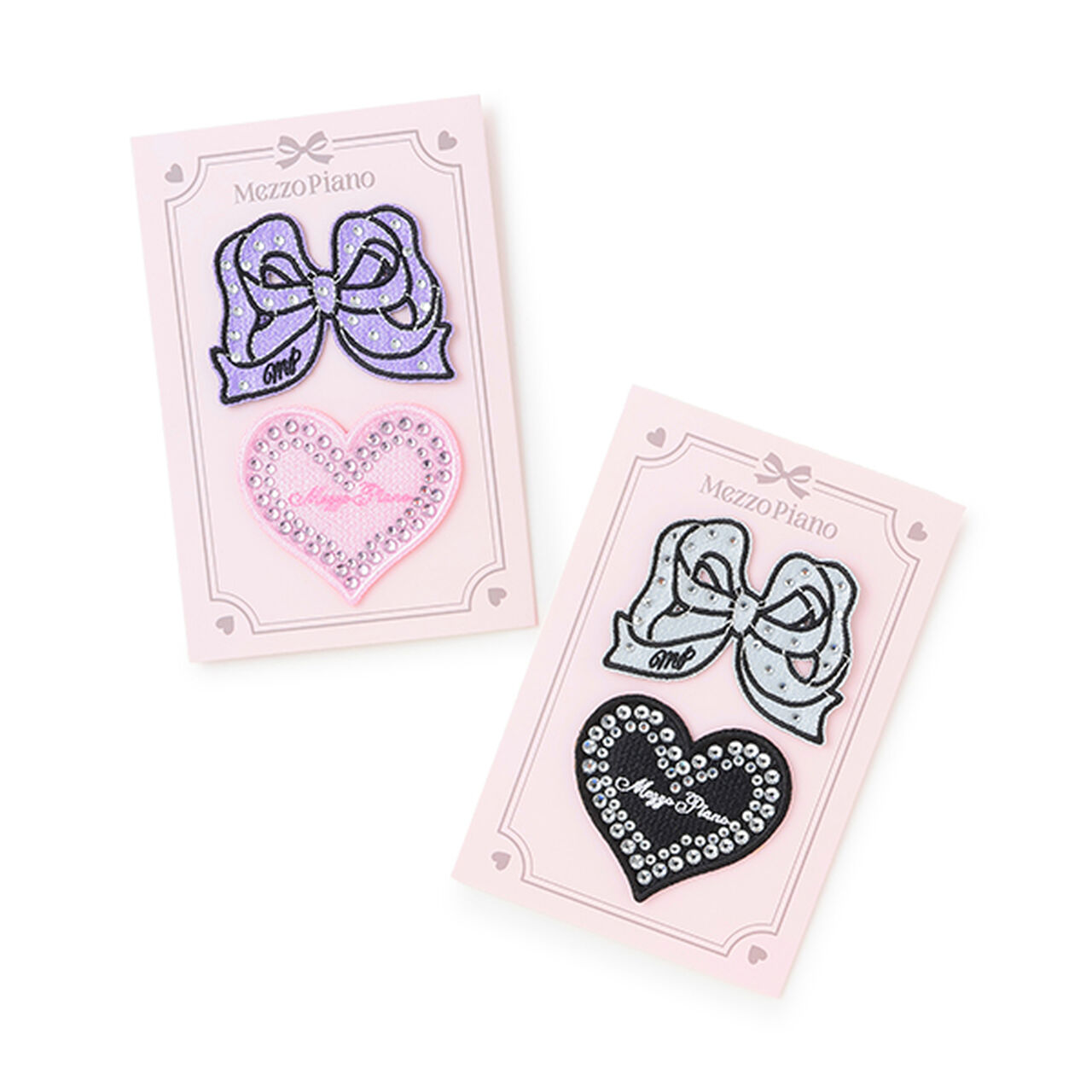 Sparkling Ribbon Patch B,Purple, large image number 3