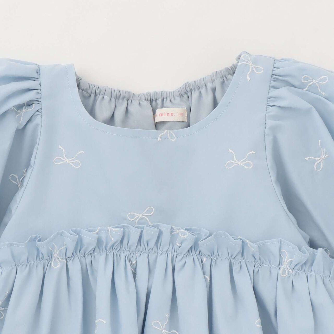 Ribbon Embroidery Fluffy One-Piece Dress [Lycee Mine Ballet Series],Pink, large image number 6