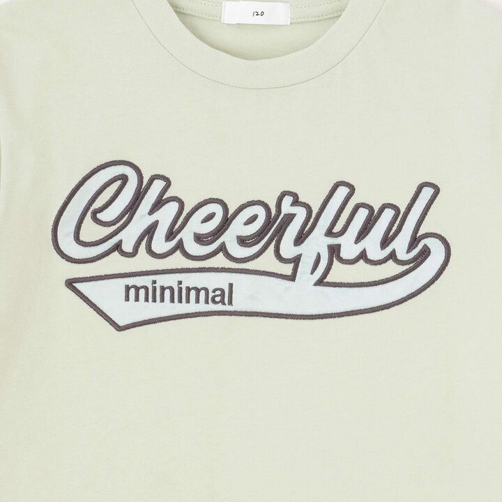 100% Cotton Logo Appliqu&eacute; Cropped Short Sleeve T-Shirt,Black, medium image number 21