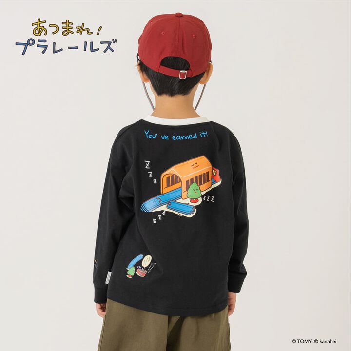 Gather! Plarails Icon Long Sleeve T-Shirt,Top gray, medium image number 1