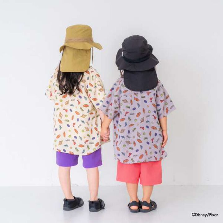 [Matching with Dad Outfit] Disney Kids Toy Story Pattern Shirt,Light gray, medium image number 15