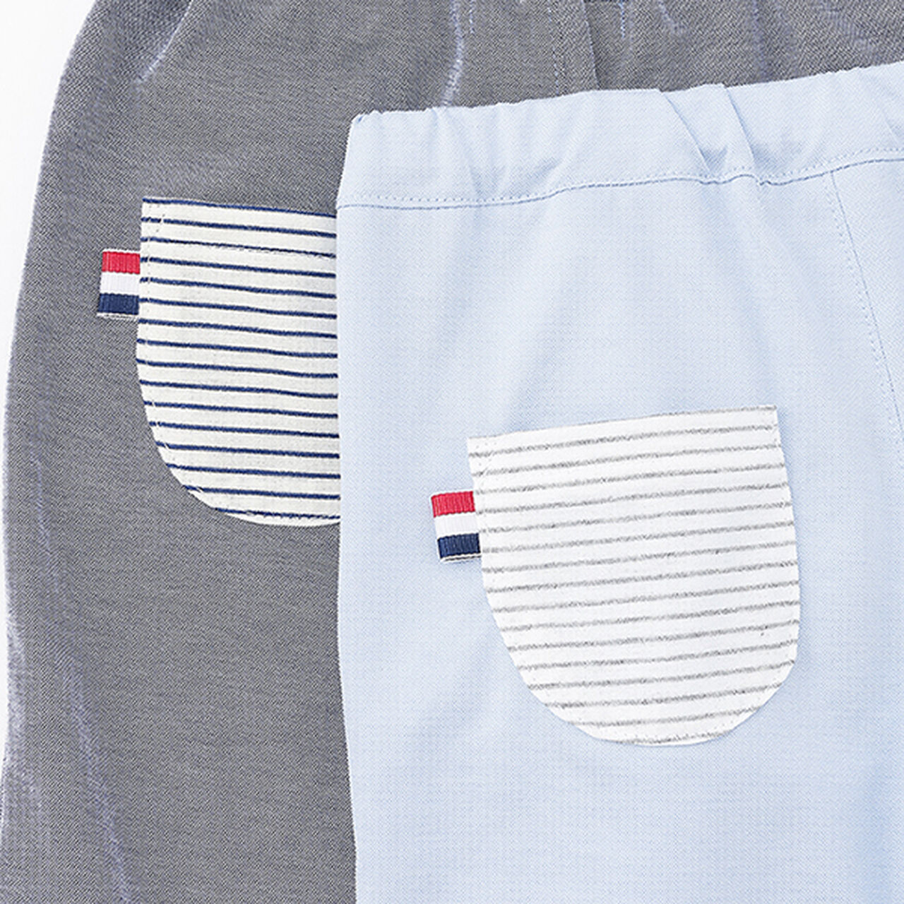 Denim-Style Half Pants,Navy, large image number 6