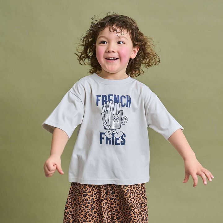 Anti-Stain Quick-Dry Junk Food Assortment Printed T-Shirt,, medium