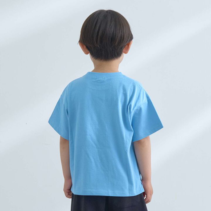[Stain Resistant, Quick Dry & UV] Comfortable Jersey Loose Fit Basic T-Shirt with Easy Name Tag Attachment,Light green, medium image number 9