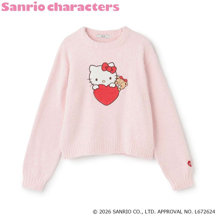 [Sanrio Characters/Hello Kitty] Marshmallow Knit Pullover,Pink, medium image number 4