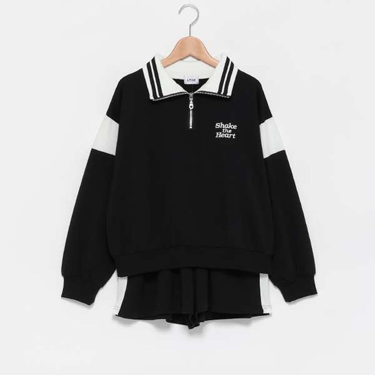 LTXC - Half-Zip Long Sleeve Set,Top gray, large image number 7