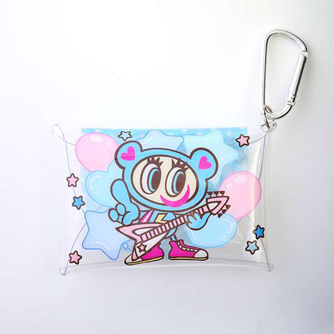 Mr. Nakamura PVC Pouch,Blue, large image number 0