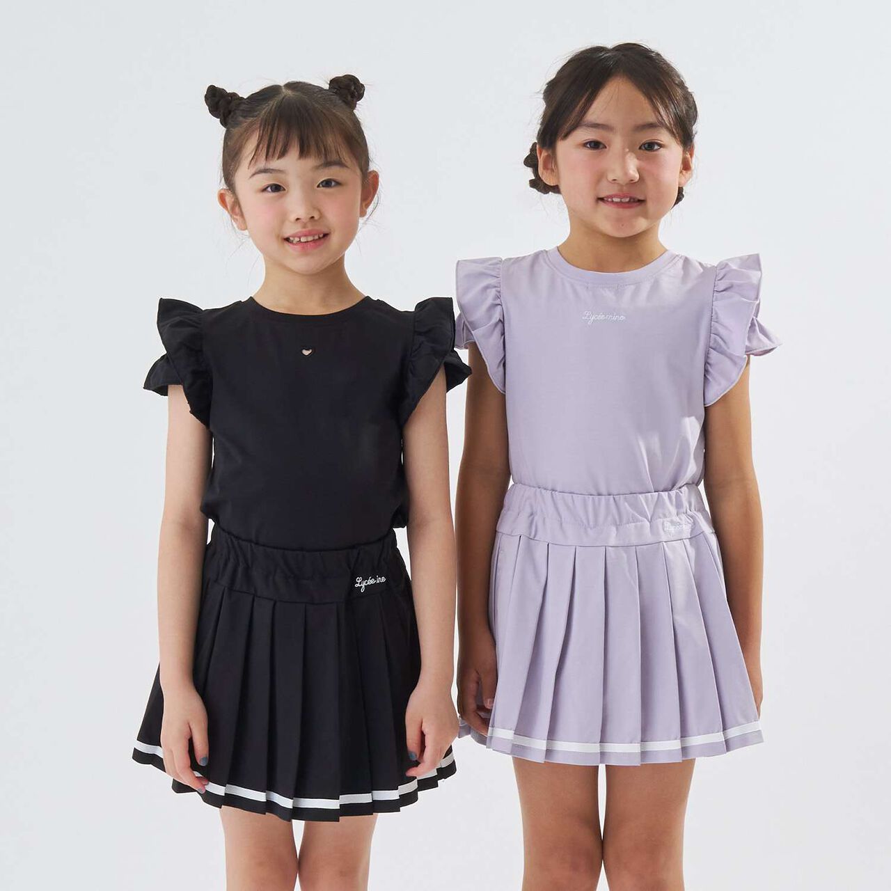 [防曬] [正反皆可穿] [遮熱天竺棉] 設計袖T恤 [兒童服裝] [童裝] [女孩],薰衣草紫, large image number 10