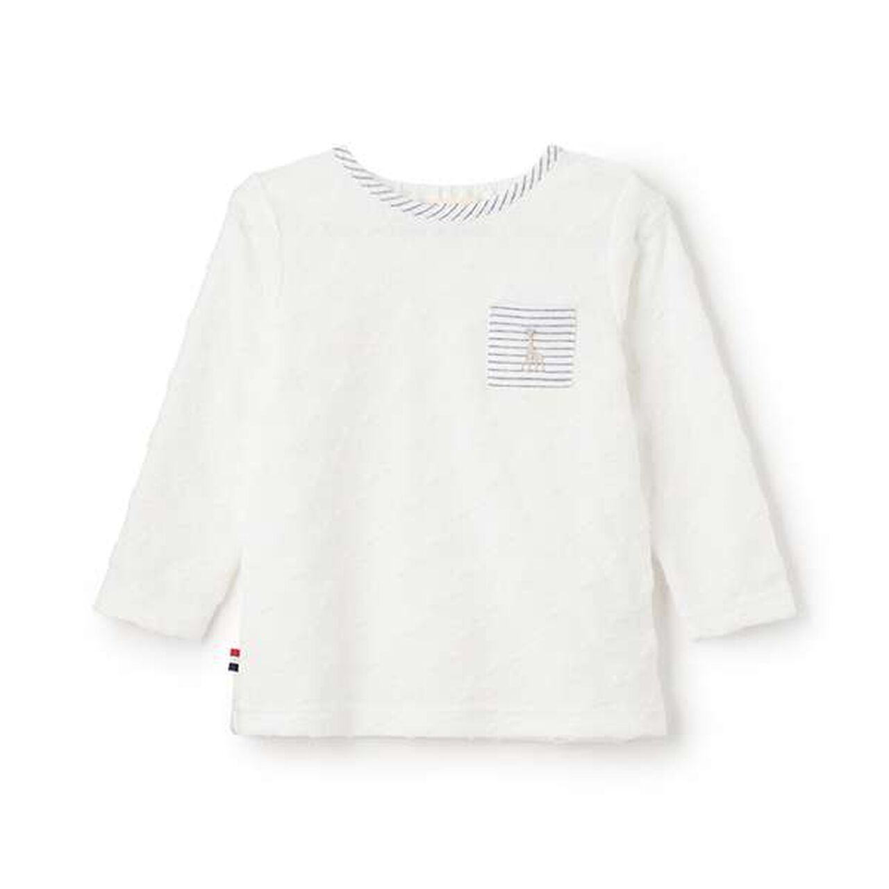 Star Jacquard Long-Sleeve T-Shirt,Blue, large image number 8