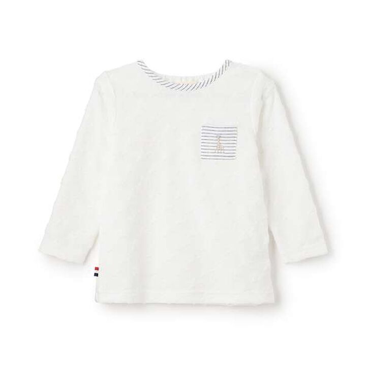 Star Jacquard Long-Sleeve T-Shirt,Blue, medium image number 8