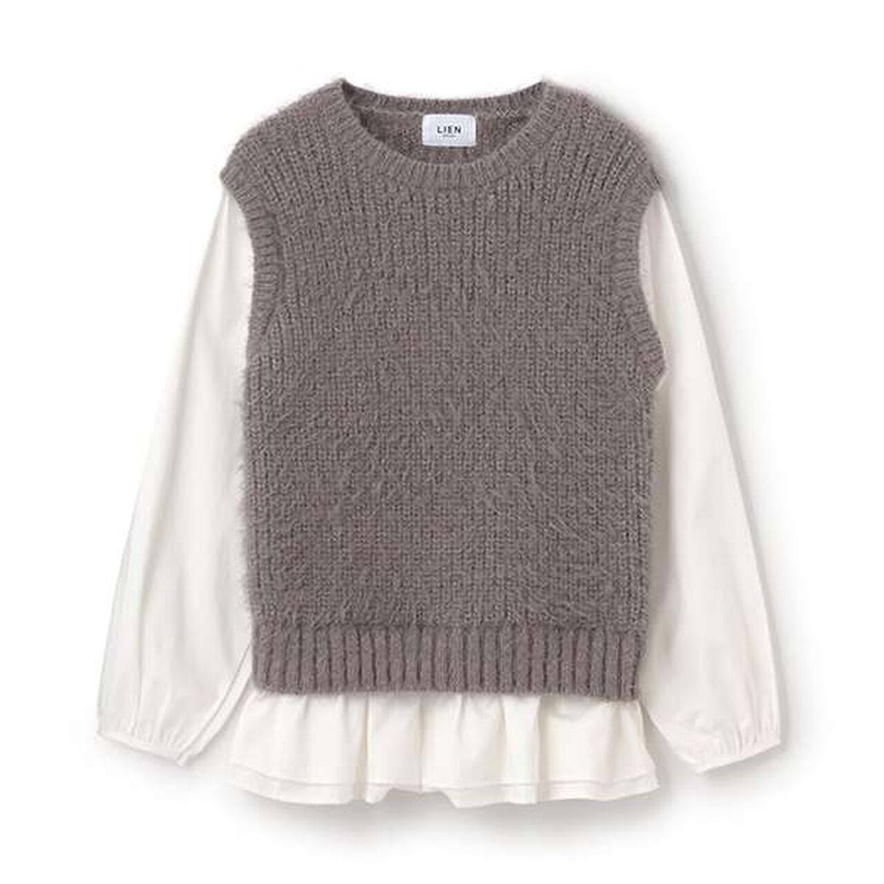 [Link] Shaggy Docking Blouse,Ivory, large image number 7