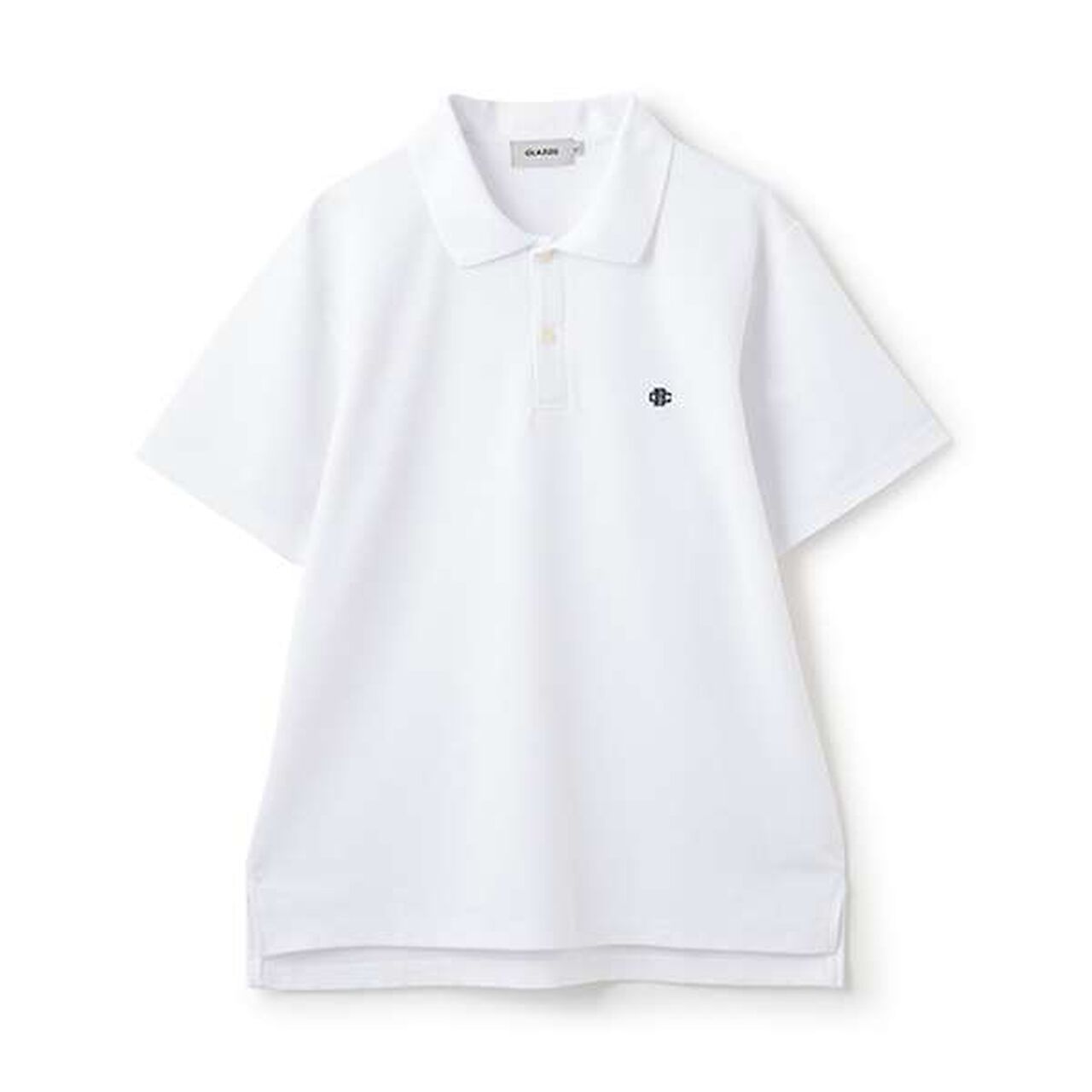[Quick-Dry] Polo Shirt with Embroidery Detail,White, large image number 8