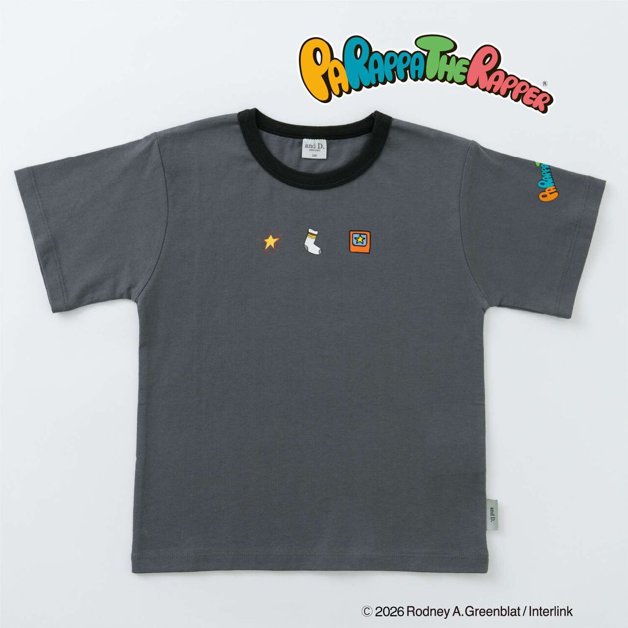 [親子連結款] [PaRappa the Rapper] 撞色羅紋短袖T恤,粉紅色, large image number 18