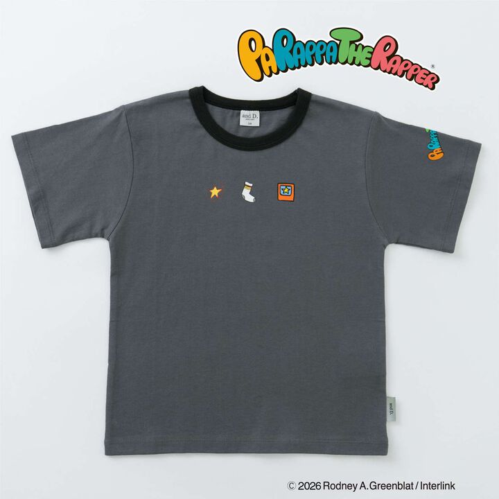 [親子連結款] [PaRappa the Rapper] 撞色羅紋短袖T恤,粉紅色, medium image number 18