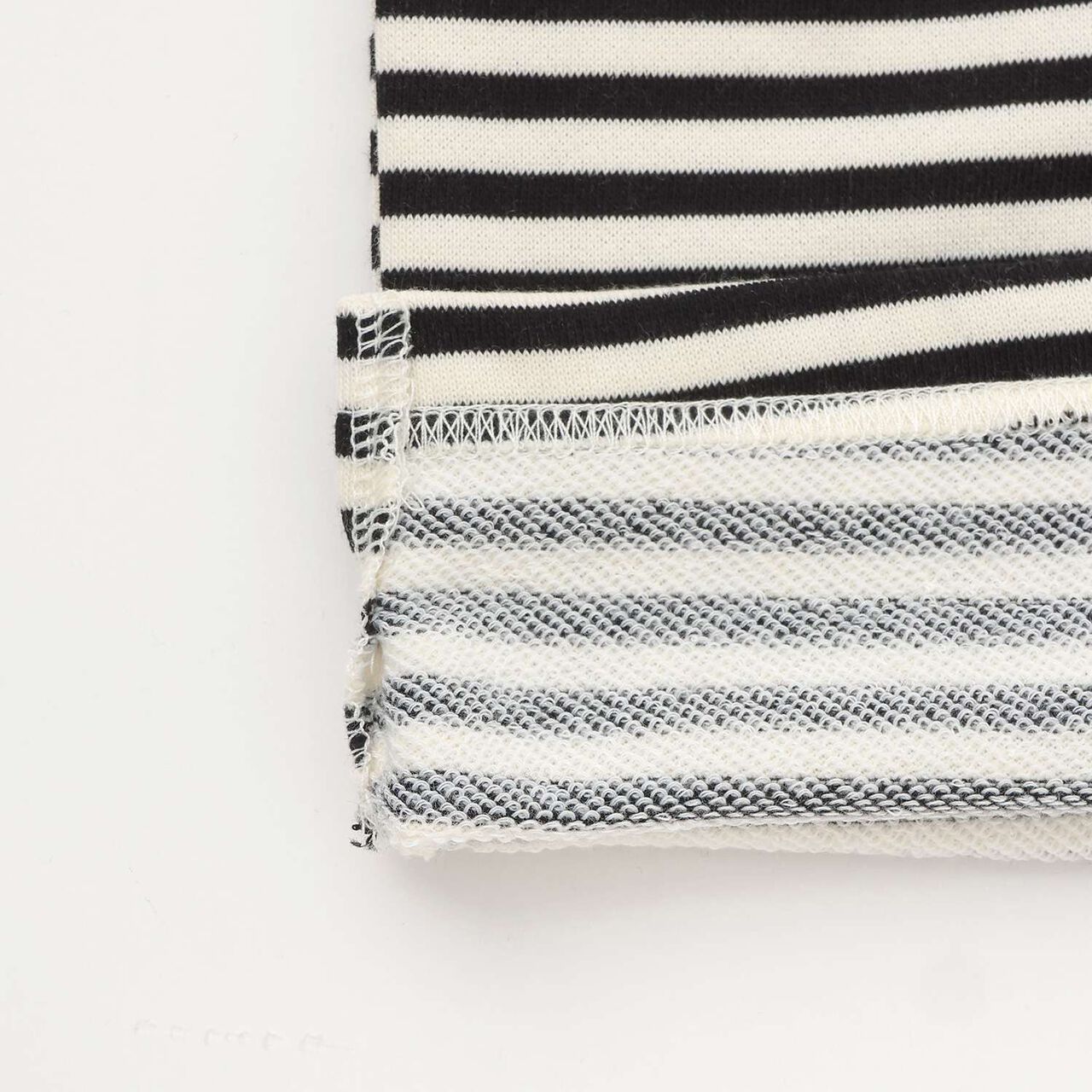 Stripe Pattern Sweatshirt,Brick, large image number 5