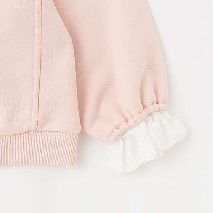 [Lycee Mine Ballet Series] Cuff Lace Sweatshirt,Cream, medium image number 9