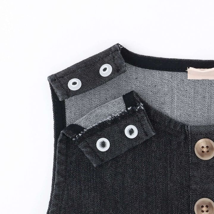 Denim Overalls,Black, medium image number 3