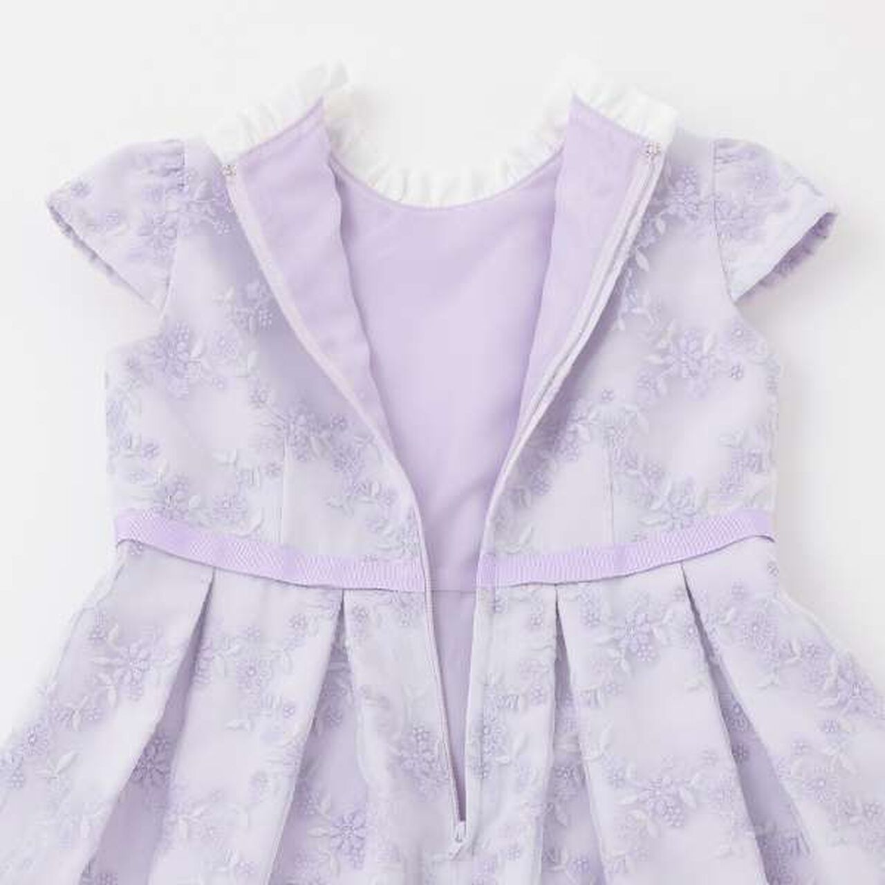 Lace OP + No-Collar JK Set,Lavender, large image number 10