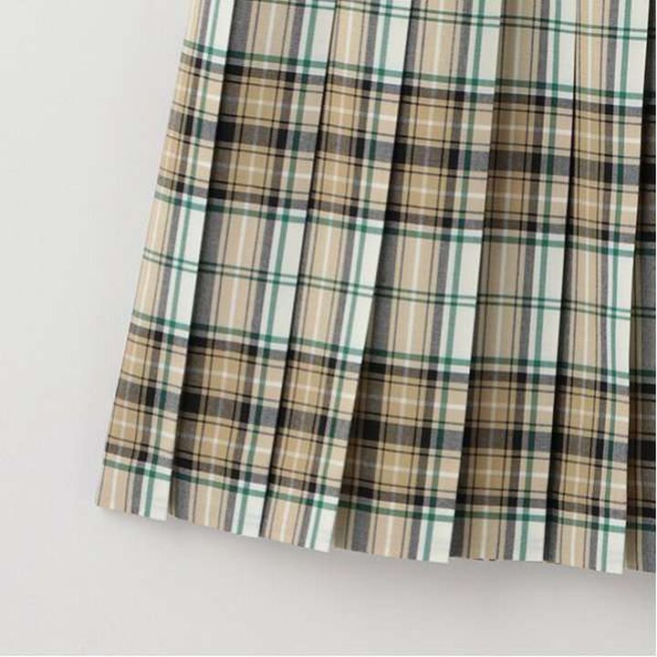 *TW Pleated Check Skirt,Blue, medium image number 25