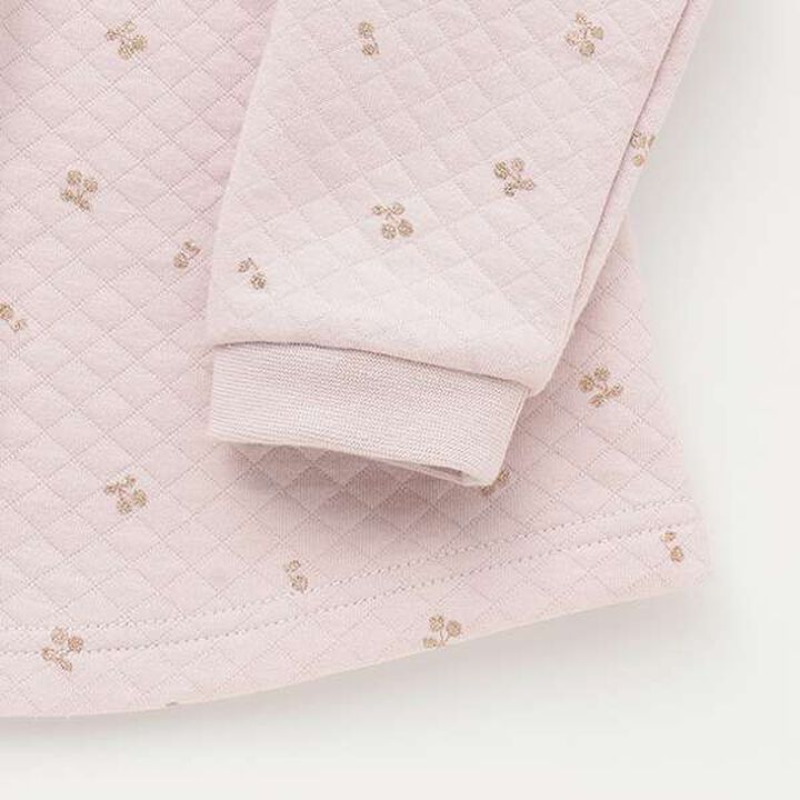 Sparkling Cherry Quilt Pajamas,Ivory, medium image number 9