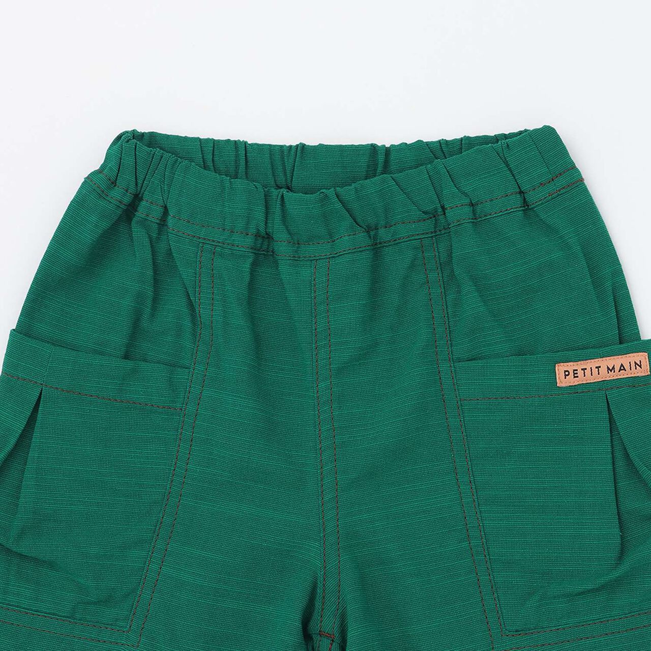 Cotton Rayon Woven Shorts,Sax blue, large image number 11