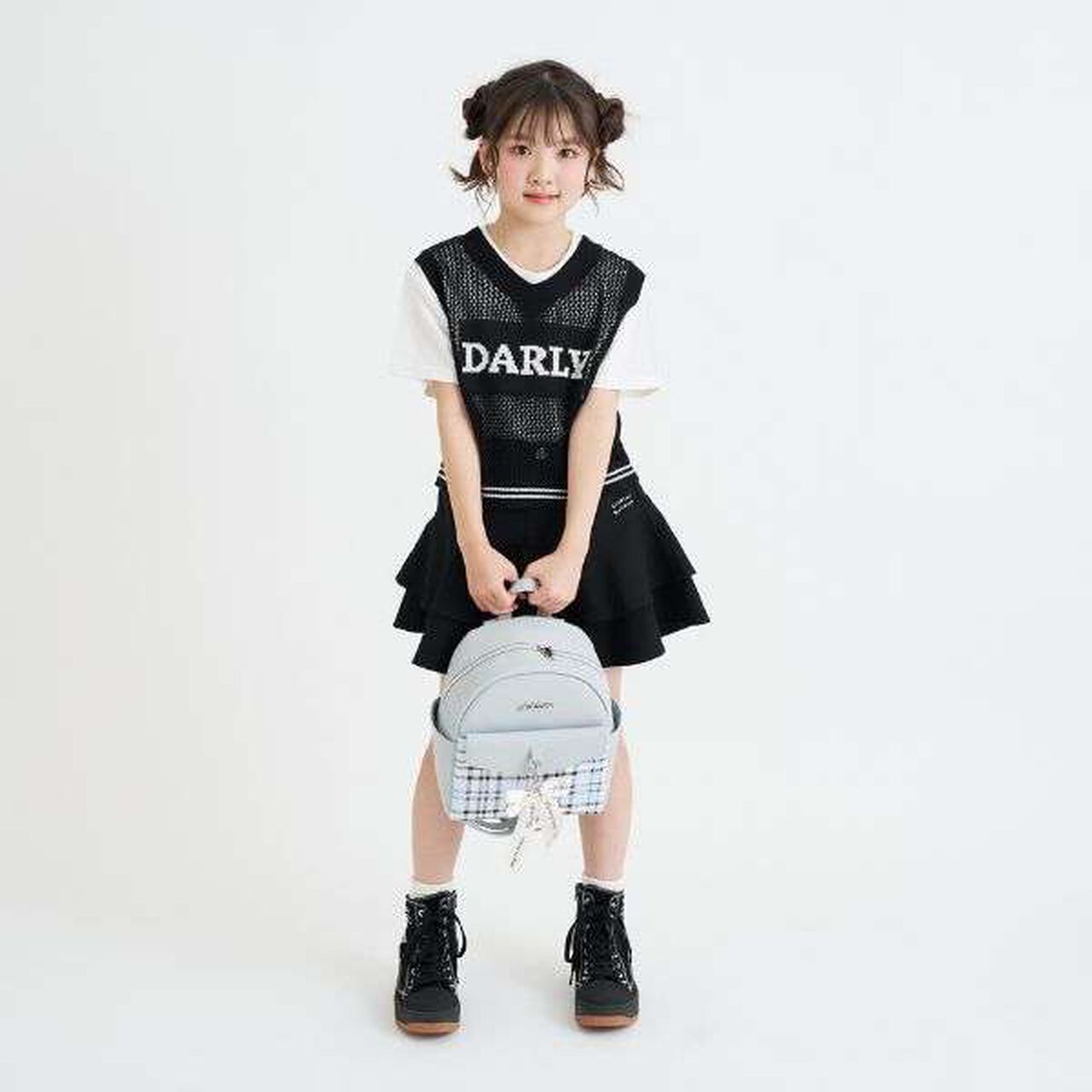 Girly Backpack,Black, large image number 13