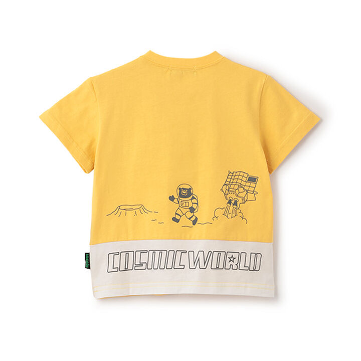 Chest Pocket Short Sleeve T-Shirt [JAXA LABEL],Blue, medium image number 1