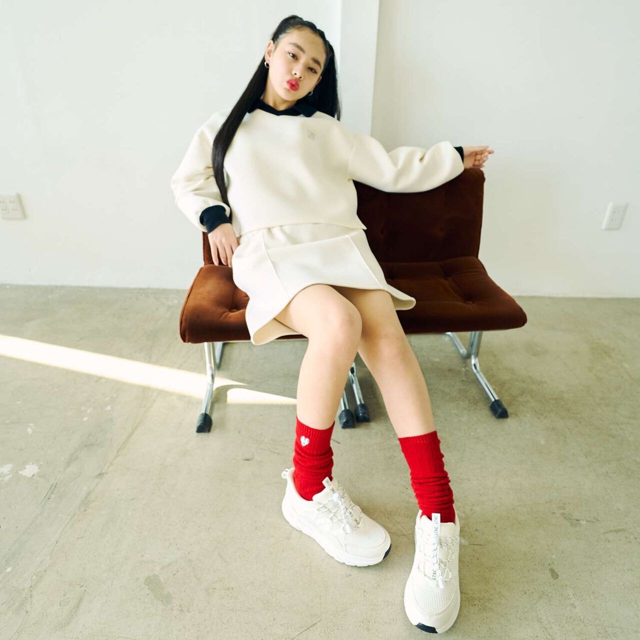 [Fuwakaru/Set Available] Cardboard Pullover,Ivory, large image number 1