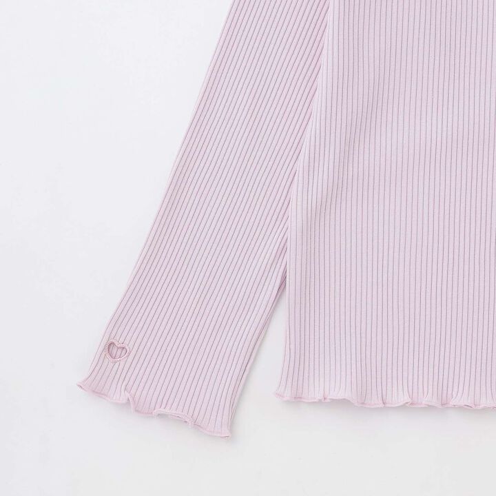 Ribbed Fabric Turtleneck,Pearl white, medium image number 20