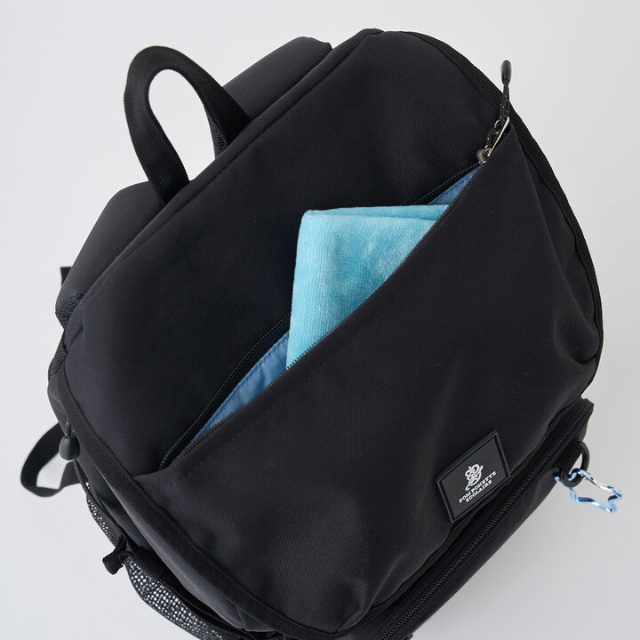 32L Lightweight Water-Repellent Bucket-Style School Backpack,Black, medium image number 19