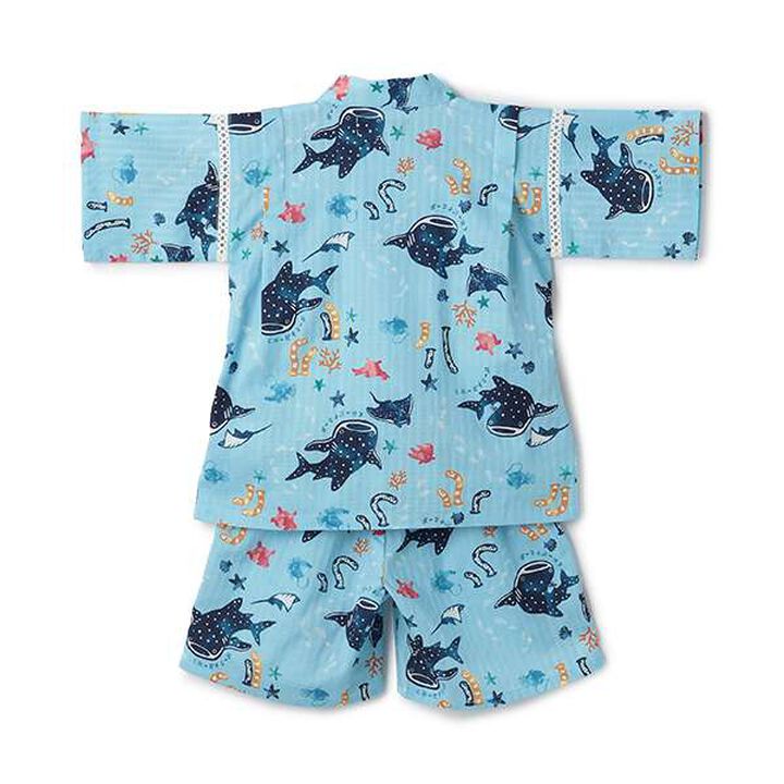 Ocean Pattern Jinbei,Sax blue, medium image number 1