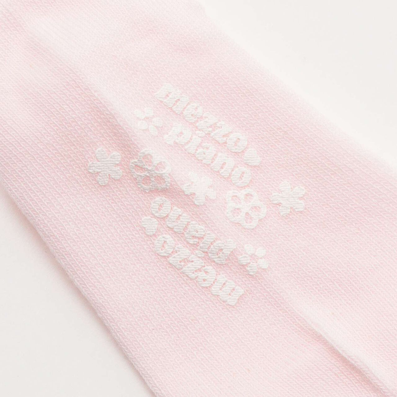 Ribbon Full Crew Socks,Light pink, large image number 2