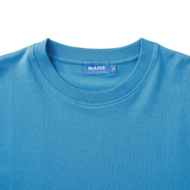 Back Photo Print Short Sleeve T-Shirt,Blue, medium image number 3