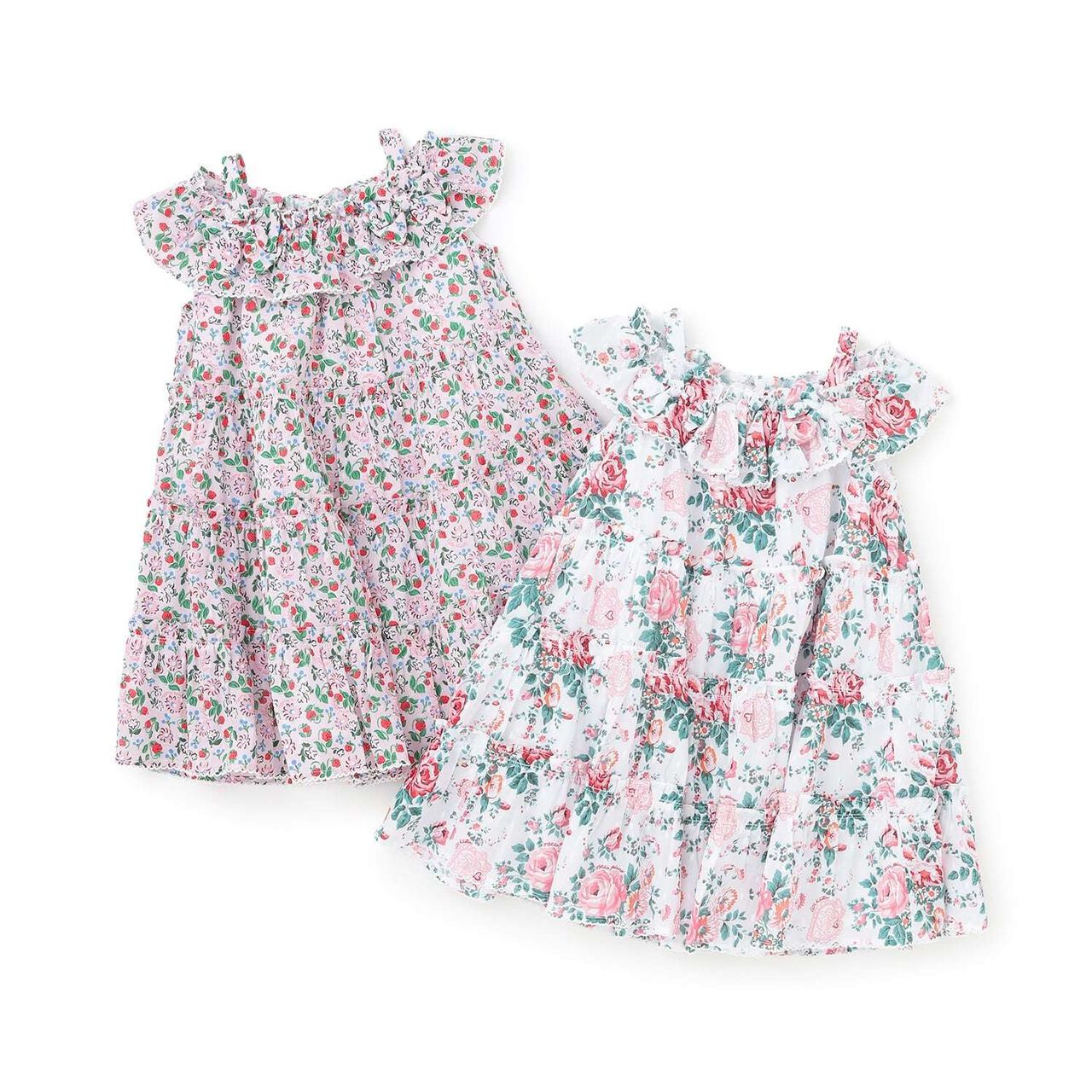 [Cath Kidston] Tiered One-Piece Dress,Pearl white, large image number 7